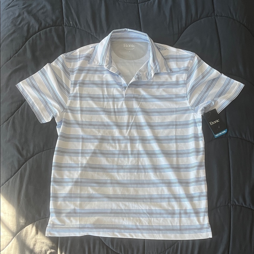 Men's Blue Striped Shirt